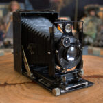 Складной фотоаппарат "Voigtländer" с объективом Anastigmat Skopar